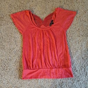 Almost Famous Pink Butterfly Shirt